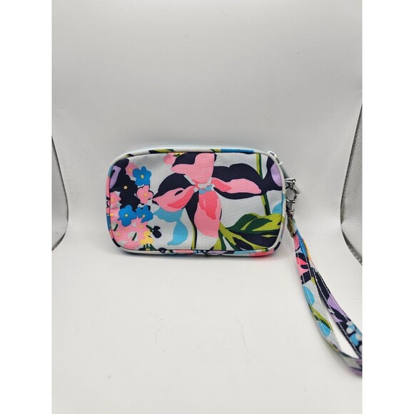 Vera Bradley Handbags - Vera Bradley Floral Wristlet Wallet Zip Case Multicolor Small Pouch